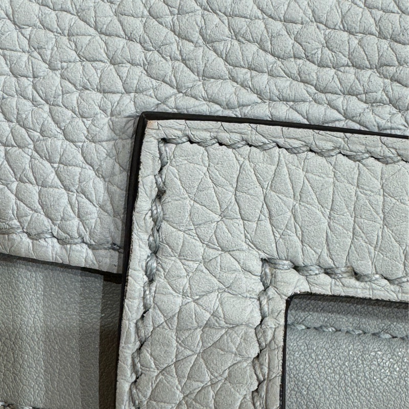 HERMES Halzan25 08聖杯藍/BLUE PALE  stamp B-3