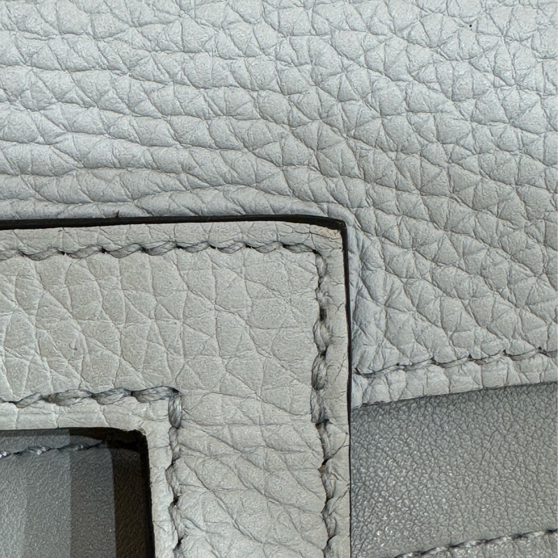 HERMES Halzan25 08聖杯藍/BLUE PALE  stamp B-4