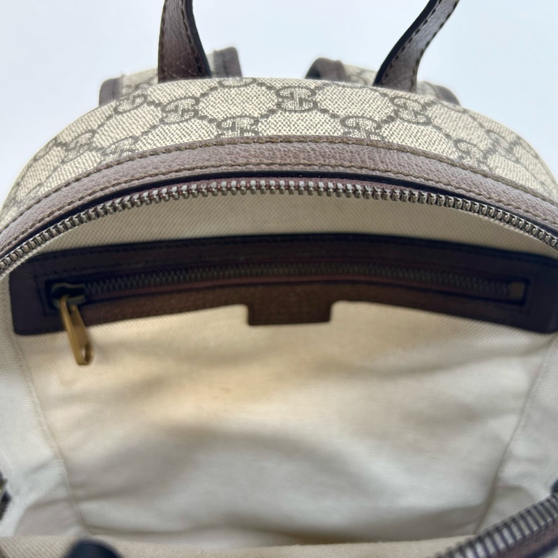 GUCCI原花拼綠紅綠織帶OPHIDIA雙G後背包547965-6