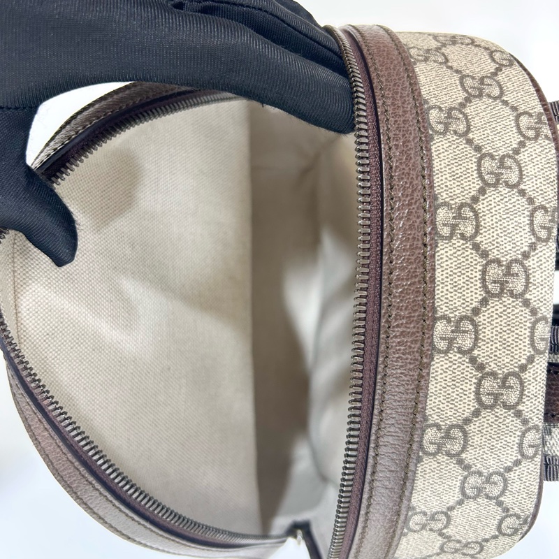 GUCCI原花拼綠紅綠織帶OPHIDIA雙G後背包547965-7