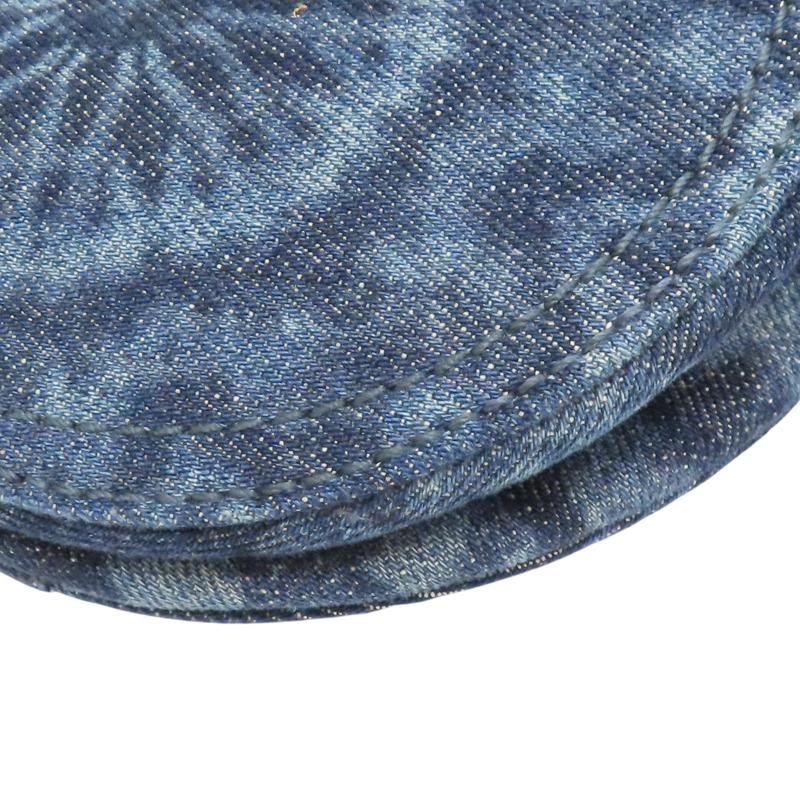 藍色 單寧布 Saddle 馬鞍包 肩背包-12