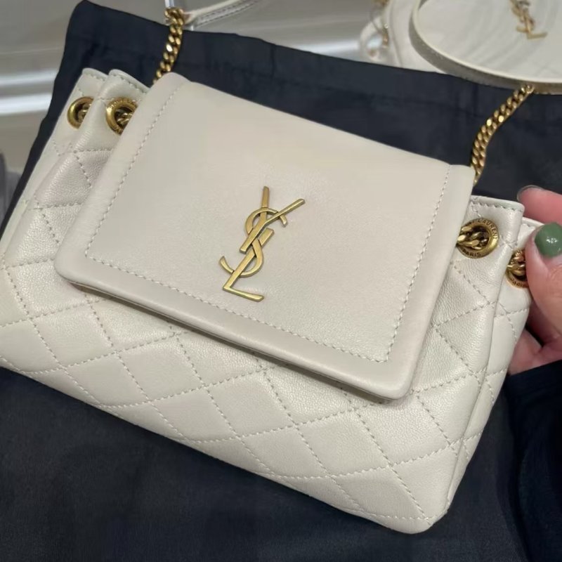 YSL Lolita復古白 全新未使用-1