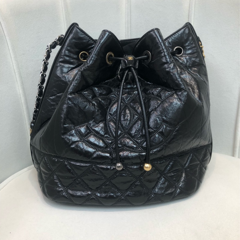 Chanel 油蠟皮水桶袋 大號 XB413-0