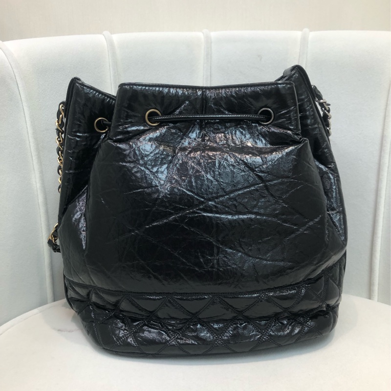 Chanel 油蠟皮水桶袋 大號 XB413-2