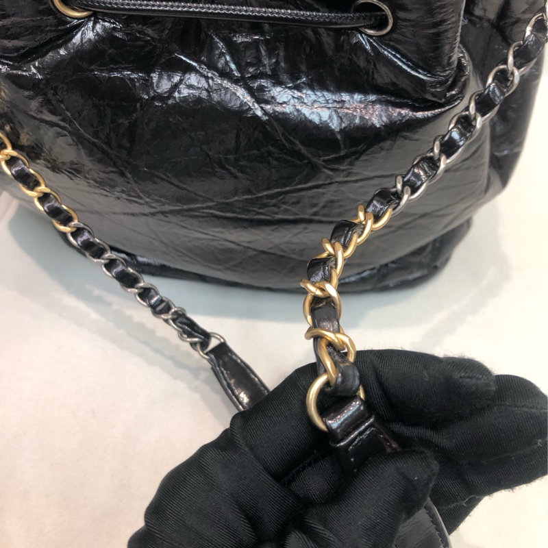 Chanel 油蠟皮水桶袋 大號 XB413-6