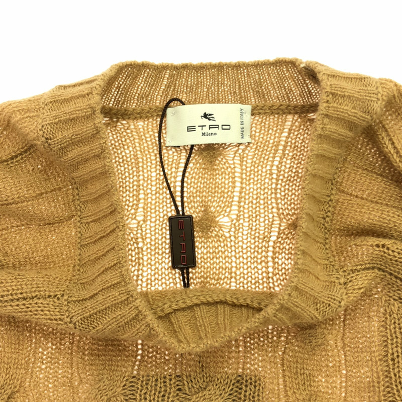 ETRO 針織毛衣針織 12793920080040 羊絨棕色新品女款-9