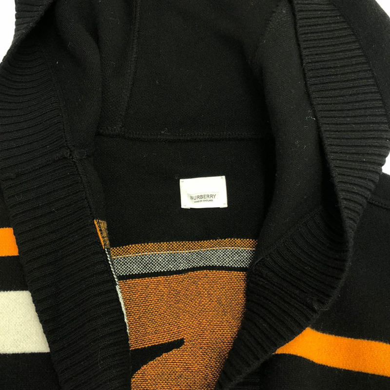 BURBERRY 斗篷 羊毛 斗篷 黑色 二手 男士-7