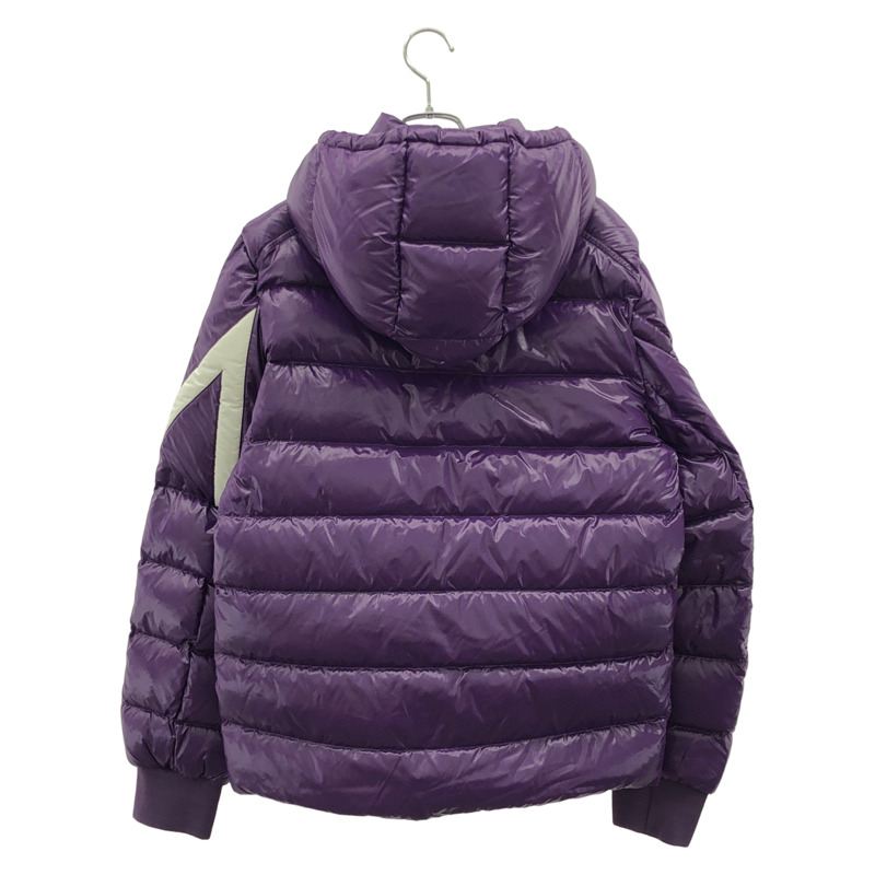MONCLER 紫色尼龍連帽羽絨外套 #2 二手女款-1