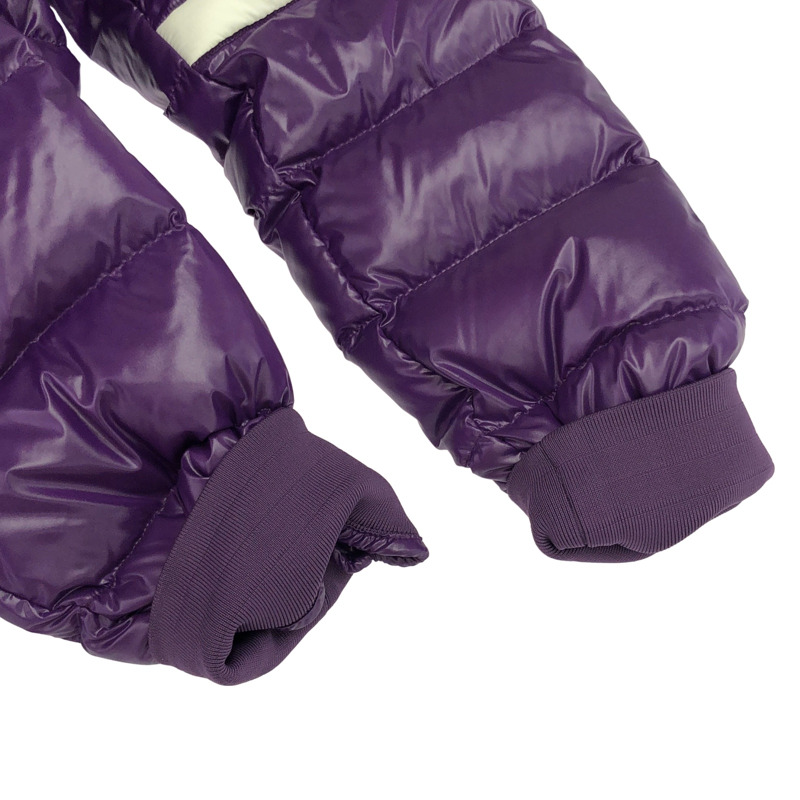 MONCLER 紫色尼龍連帽羽絨外套 #2 二手女款-10