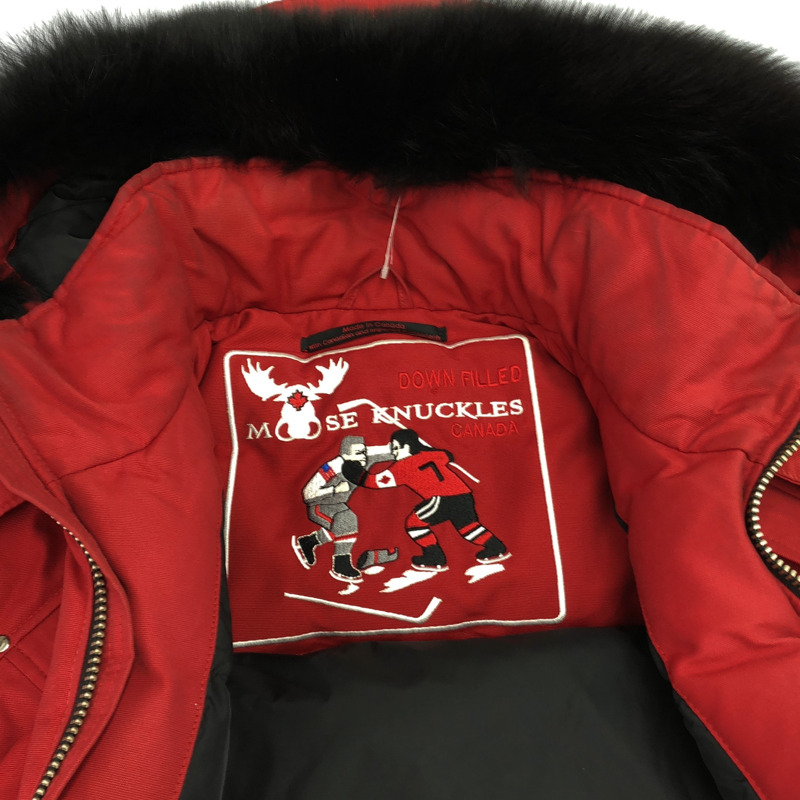 MOOSE KNUCKLES 羽絨外套 羽絨外套 棉 紅色 二手 男裝-8