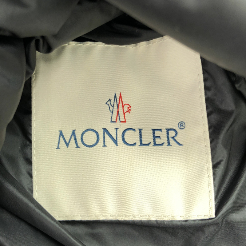 MONCLER 外套 羽絨外套 尼龍 黑色 二手 女款-4