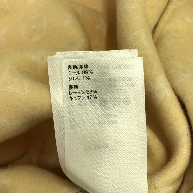 LOUIS VUITTON 外套 其他外套 RW221W QWE FMCO23 羊毛 黃色 二手 女款-5