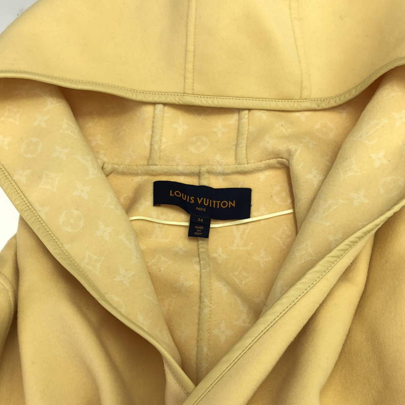 LOUIS VUITTON 外套 其他外套 RW221W QWE FMCO23 羊毛 黃色 二手 女款-8