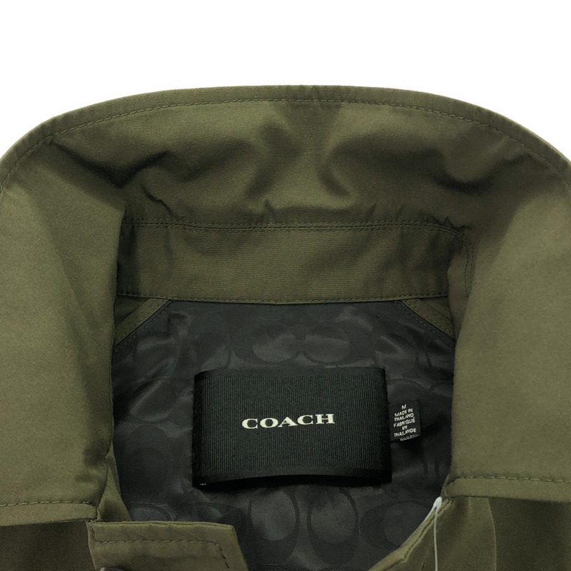 COACH 春季外套 其他外套 M/グリーン 聚酯纖維 卡其色 二手男裝-9