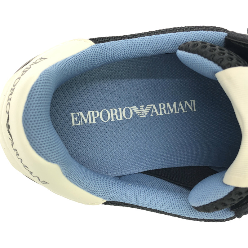 Emporio Armani X4X583 運動鞋 黑色運動鞋 布料 黑色 二手男款-5