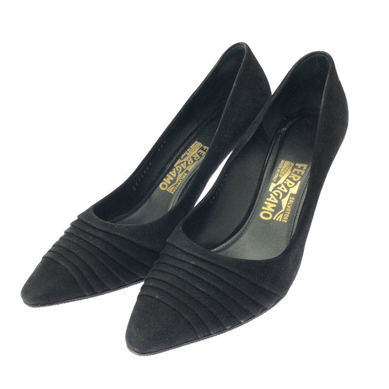Salvatore Ferragamo 女士高跟鞋 黑色 二手-0