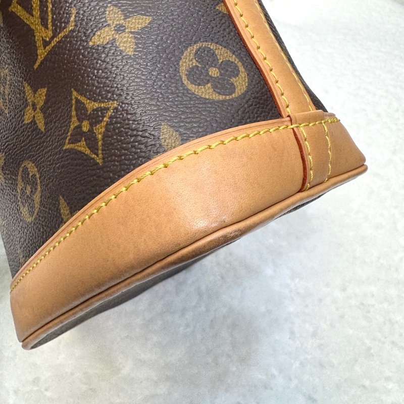 路易威登新款小水桶✨ M81266 LV原花Nano Noe束口水桶包M81266-24