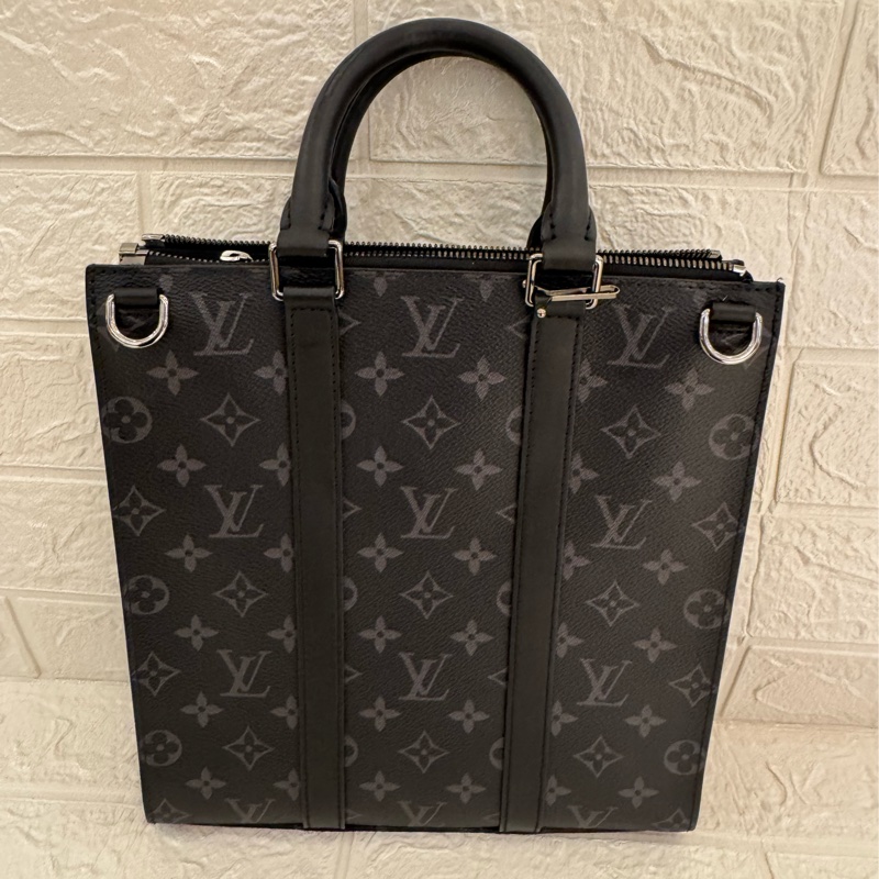 LV黑花紋直式琴譜包-3