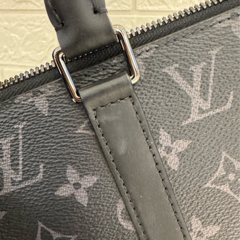 LV黑花紋直式琴譜包-7