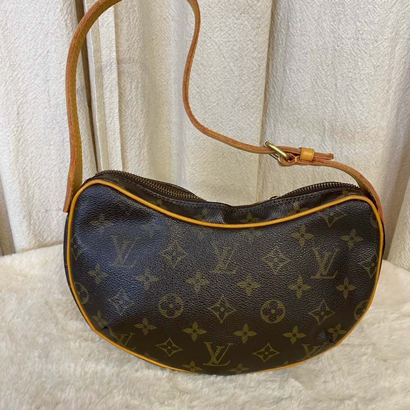 Louis Vuitton 中古款 小號 老花腋下月亮包-1