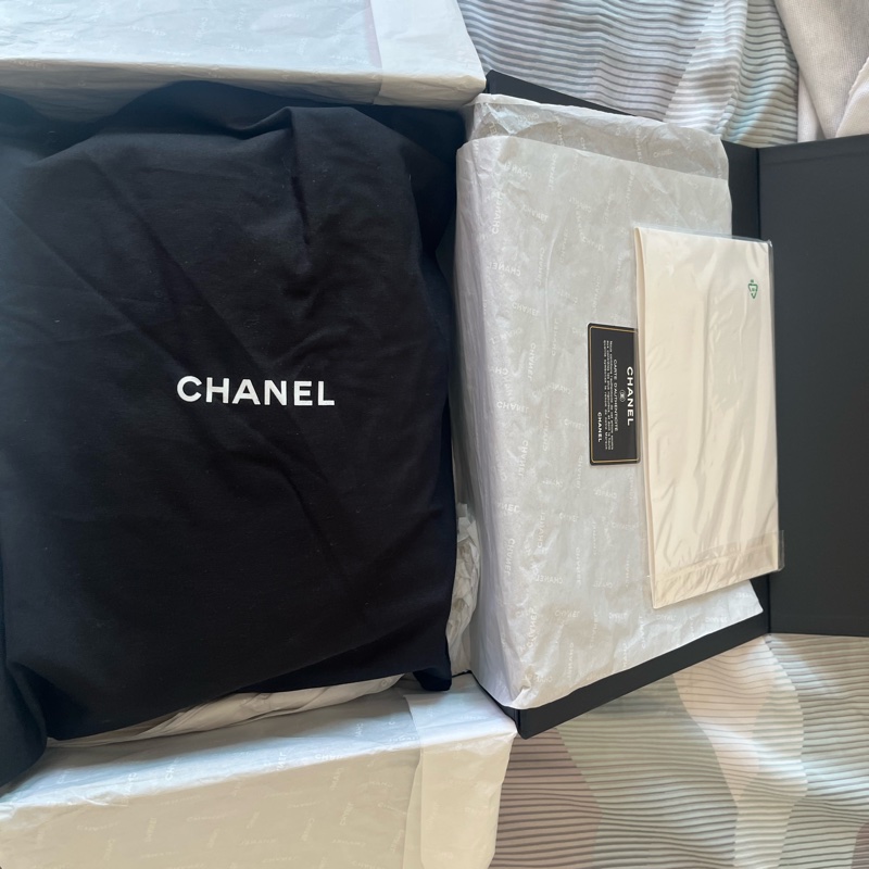 chenal 藍色郵差包-5