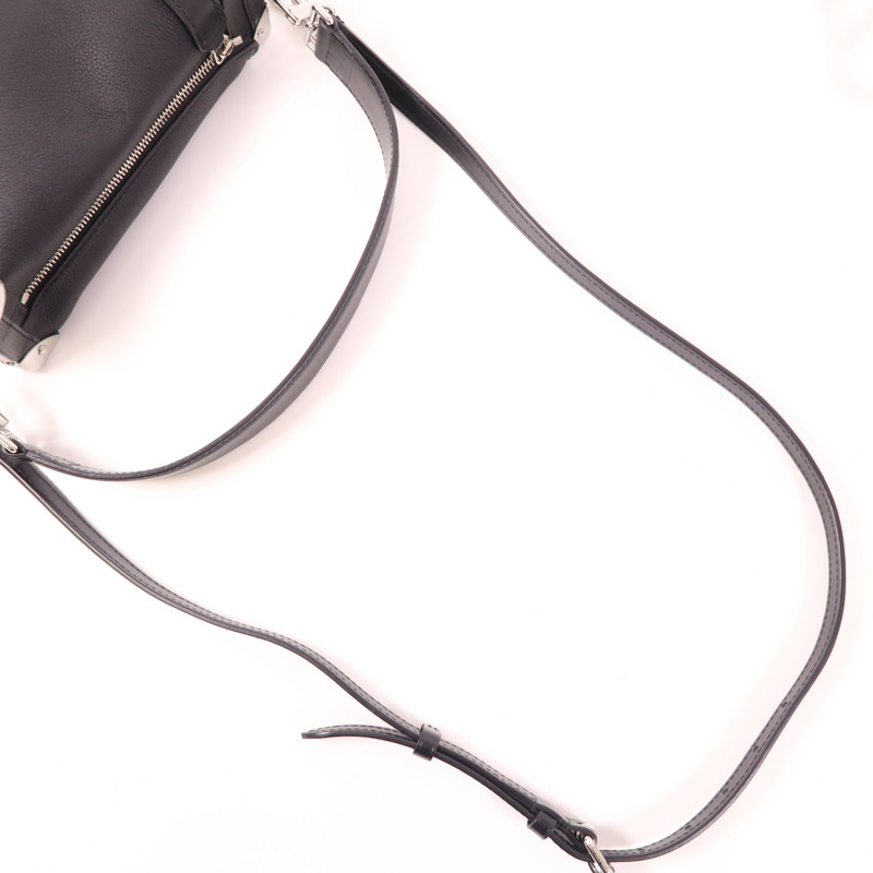 LOUIS VUITTON 牛皮皮革Side Trunk MM銀扣手挽肩背兩用袋-4