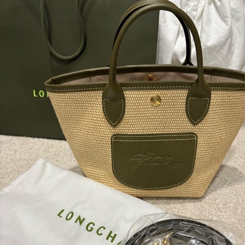 longchamp LE PLIAGE 系列 提籃包 XS 朝鮮薊色 - 帆布