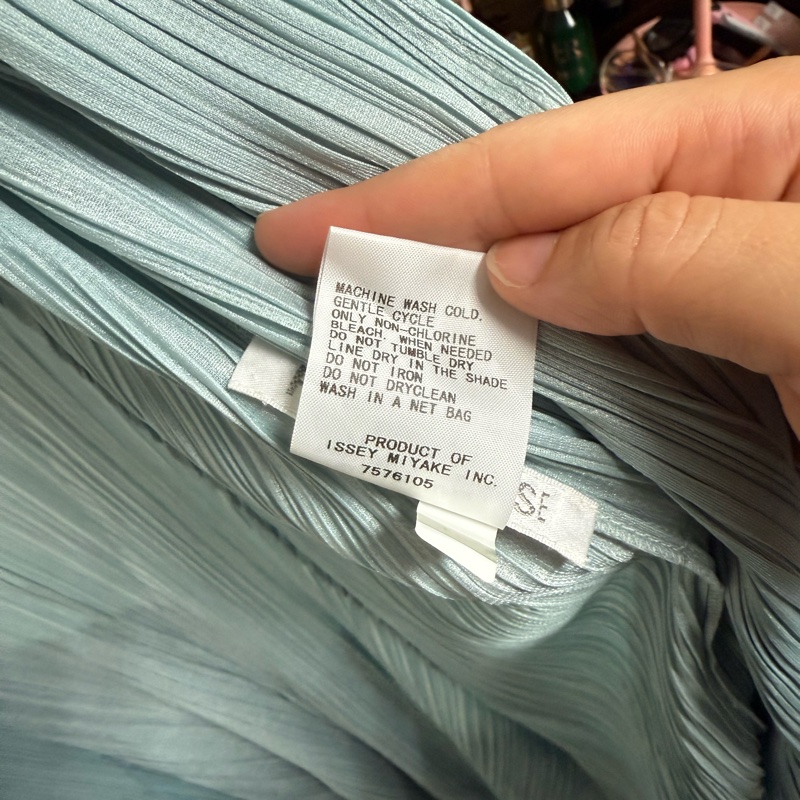 🌺PLEATS PLEASE ISSEY MIYAKE PP18-JA163灰藍色11月季節色開釦大衣🌺-6