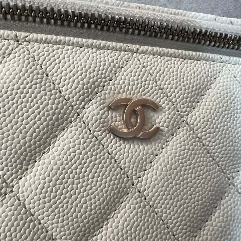 Chanel Vanity Case bag Irony White-1