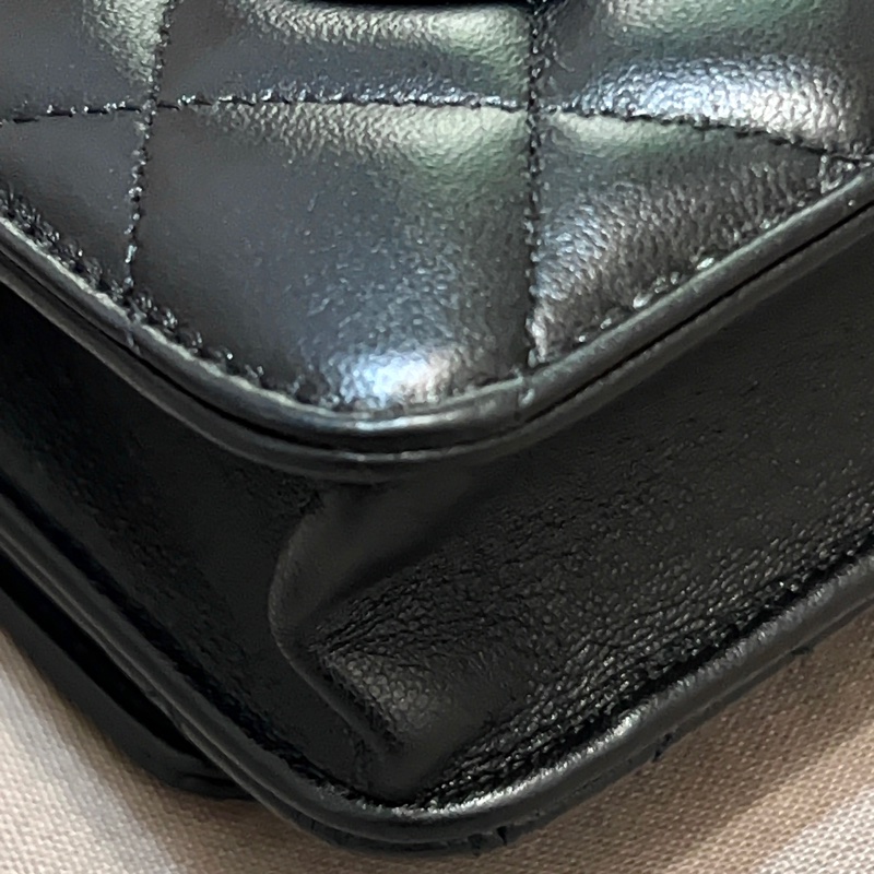 Chanel woc 黑金新款防刮羊皮-7