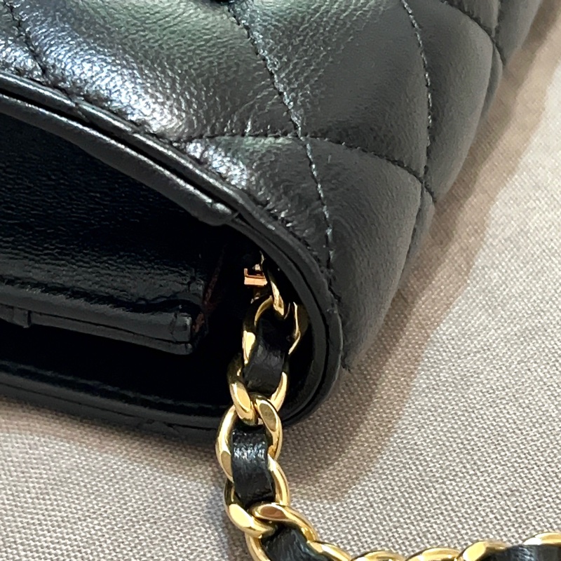 Chanel woc 黑金新款防刮羊皮-20