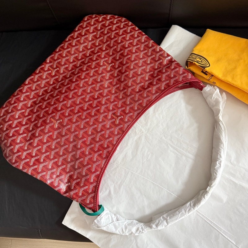 Goyard 紅色hobo腋下包-0