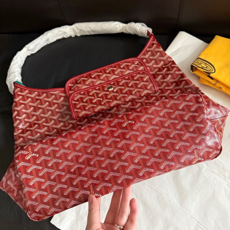 Goyard 紅色hobo腋下包-2