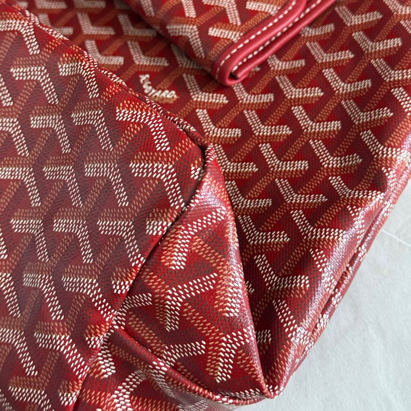 Goyard 紅色hobo腋下包-3