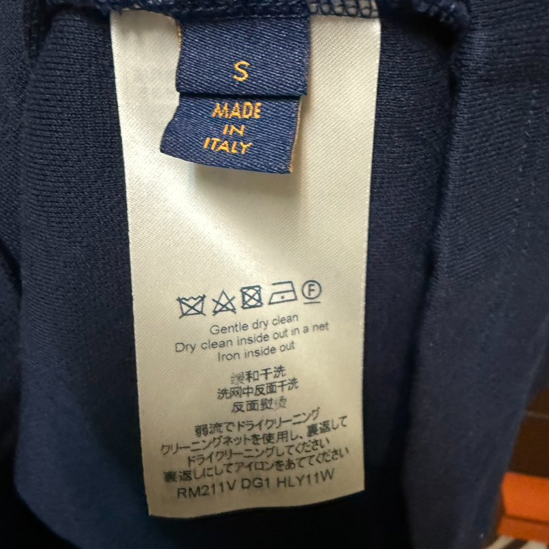 LV T-SHIRT 圓領 海洋動物系列 monogram logo 短袖 S 號 深藍-4