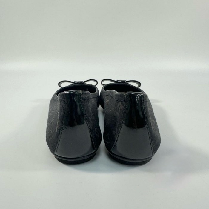 LV黑色老花平底芭蕾舞鞋37-8