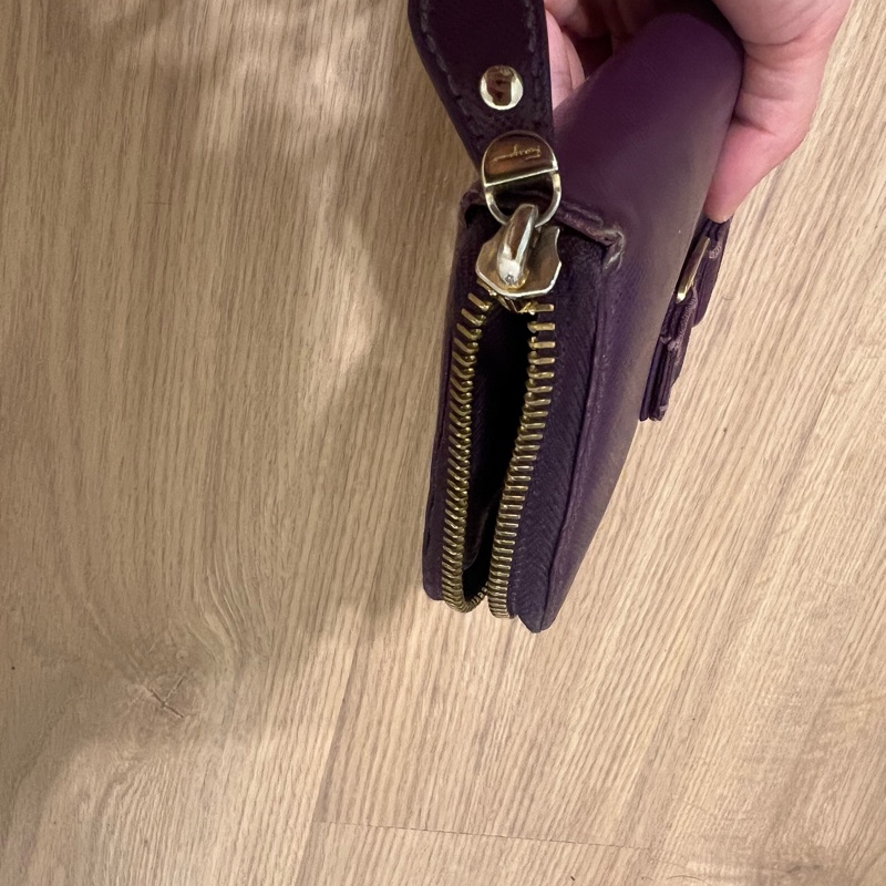 二手真品 Salvatore Ferragamo 皮夾 長皮夾 低價出售-5