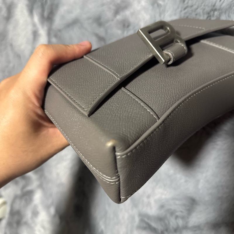 balenciaga men's downtown xxs crossbody bag in gray-16