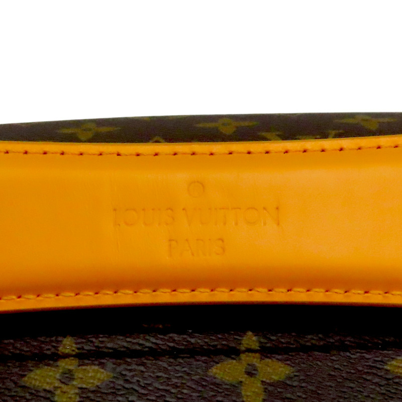 棕色 原花帆布 Soft Polochon MM 兩用包【LOUIS VUITTON LV 路易威登】 M46691-7
