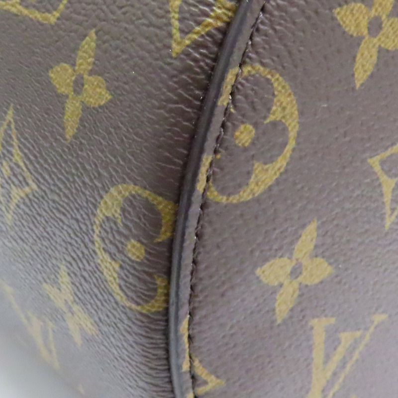 棕色 原花帆布 Soft Polochon MM 兩用包【LOUIS VUITTON LV 路易威登】 M46691-12