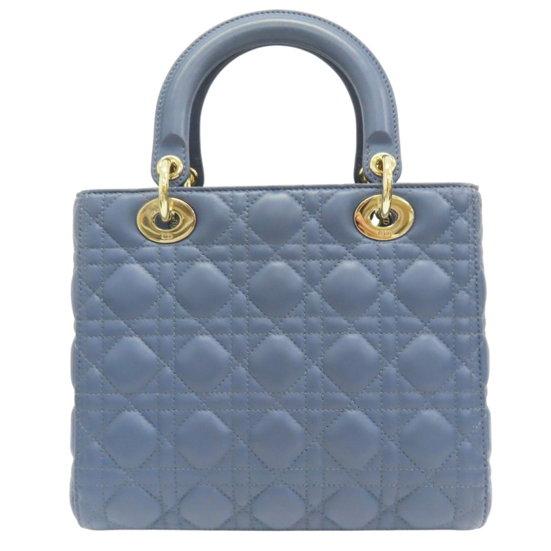 藍色 羊皮 Lady Dior 两用包-1