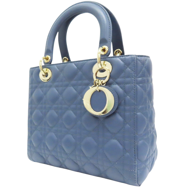 藍色 羊皮 Lady Dior 两用包-2