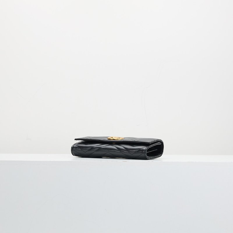 Gucci Marmont 長夾/黑金-3