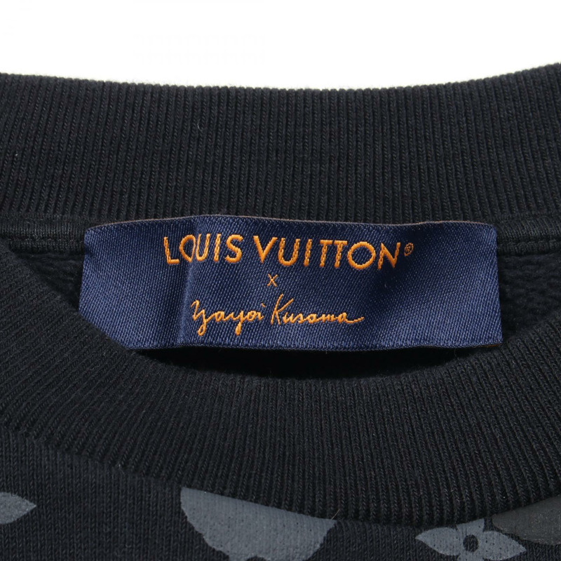 LOUIS VUITTON LOUIS VUITTON × 草間彌生 Dot Monogram 運動衫 RM231H IHN HOY26W 棉 黑色 灰色 白色 Gres 二手 m-2