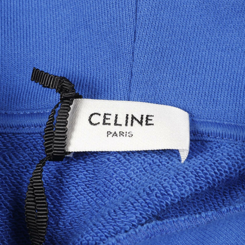 CELINE 連帽衫 S 碼套頭衫棉質藍色男款-2