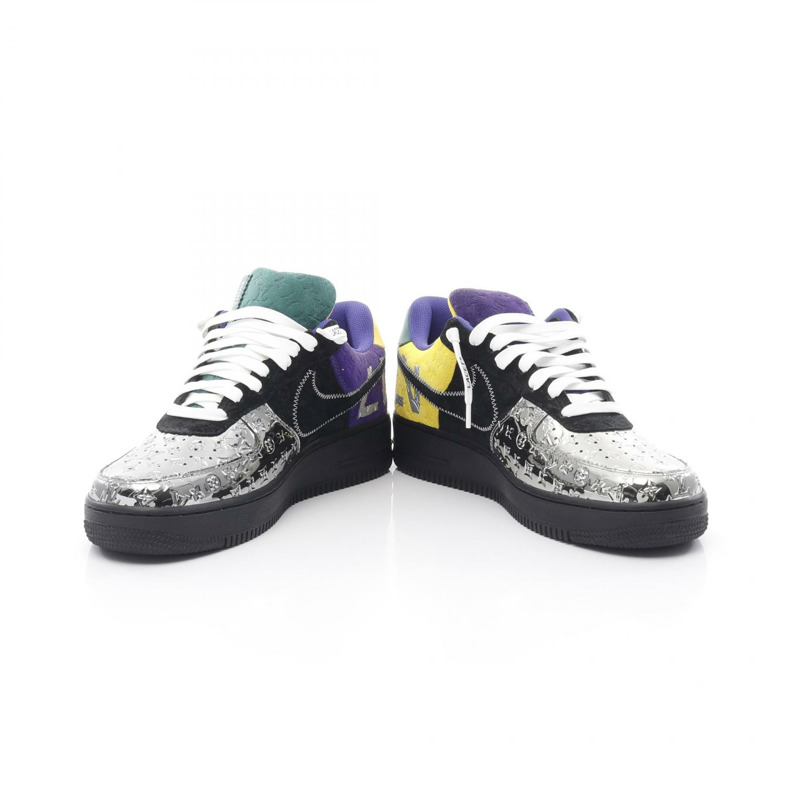 LOUIS VUITTON × Nike Air Force1 運動鞋 Monogram Miroir 皮革琺瑯男款 #9-2