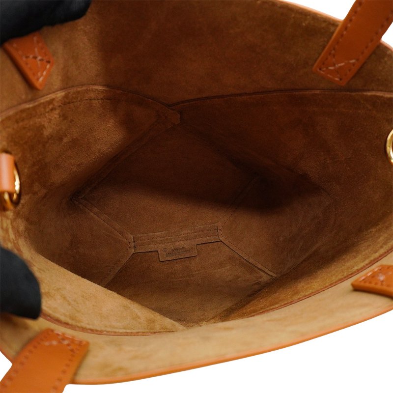 Loewe Mini Puzzle Fold 小牛皮迷你兩用包(沙漠棕)-4