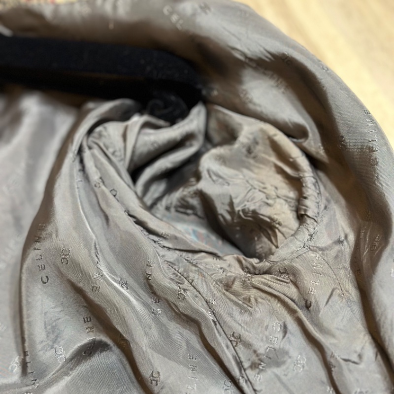 CELINE 1980S Céline Vipianag設計 經典格紋羊毛西裝外套 EU40 📌 含有Legit 真品鑑定書-18