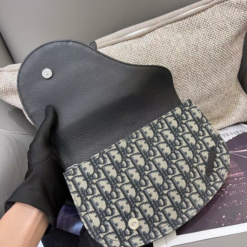 Dior迪奧saddle老花馬鞍包-2