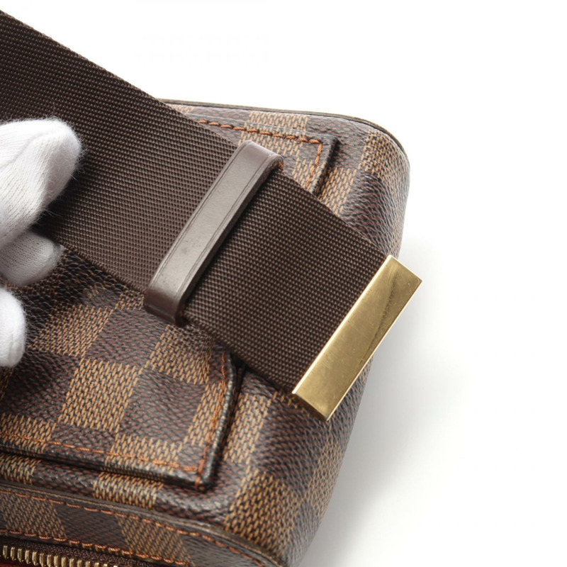 路易威登 Geronimos 腰包 N51994 Damier 帆布 棕色 Ebene 二手男女通用-6